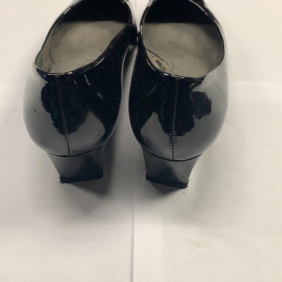 Stuart Weitzman Black Patent Wedges - Picture 3 of 6